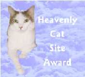 Heavenly Cat Site Award